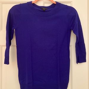 J. Crew royal blue tippi sweater